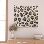 Leopard Print â Neutral Wall Tapestry Gallery Image 2