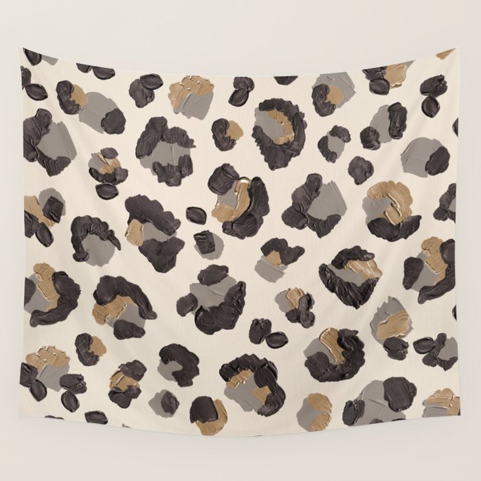 Leopard Print â Neutral Wall Tapestry Gallery Image 4