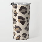 Leopard Print â Neutral Travel Mug Gallery Image 3