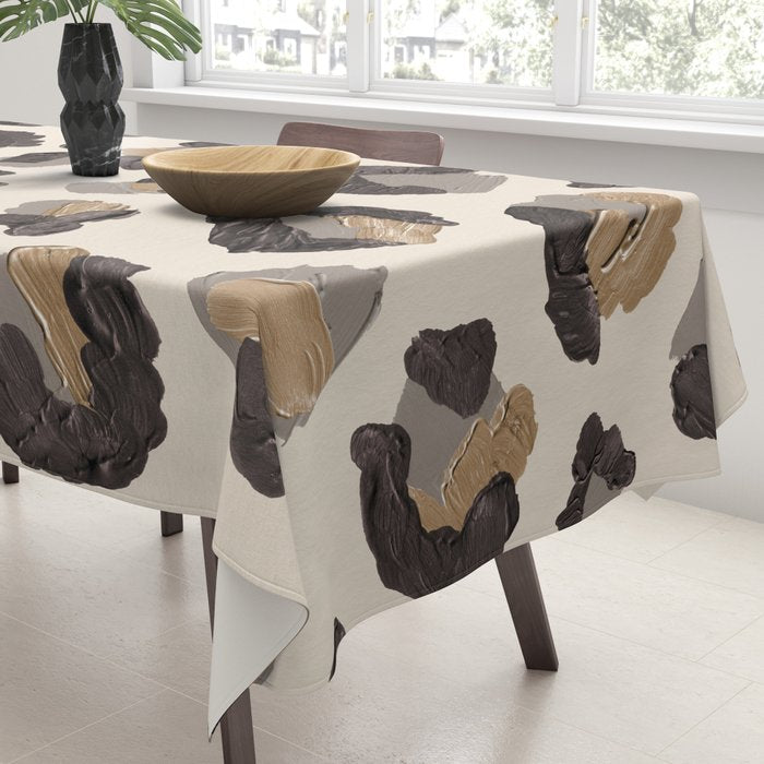 Leopard Print â Neutral Tablecloth Gallery Image 3