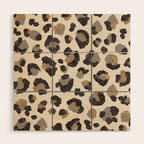 Leopard Print â Neutral Wood Wall Art Gallery Image 1