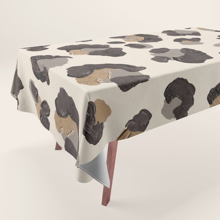 Leopard Print â Neutral Tablecloth Gallery Image 1