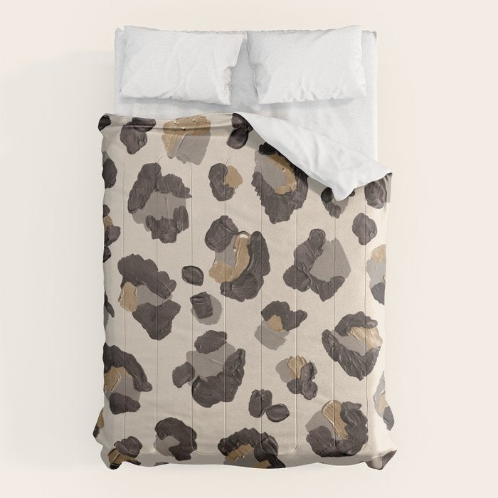 Leopard Print â Neutral Comforter Gallery Image 1