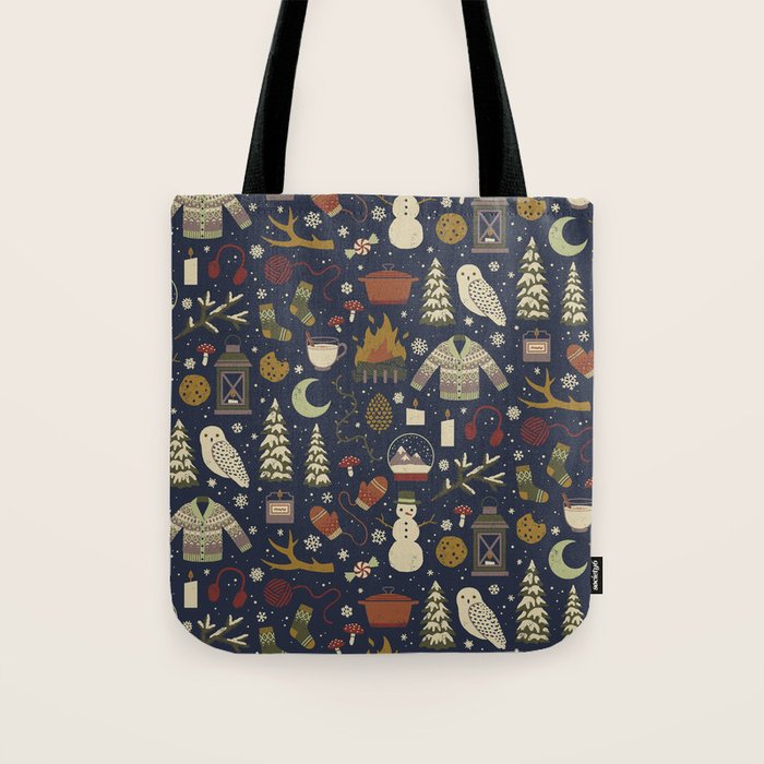 Winter Nights Tote Bag Gallery Image 1