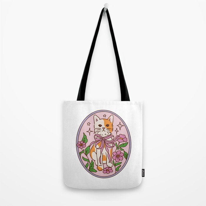 Kitten Badge Tote Bag Gallery Image 2