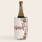 Merry Christmas Wreath Wine Chiller Gallery Image 3