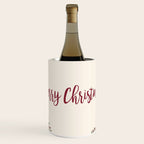 Merry Christmas Wreath Wine Chiller Gallery Image 1