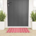 Asanoha Pattern - Coral Welcome Mat Gallery Image 3