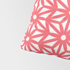 Asanoha Pattern - Coral Pillow Sham Gallery Image 4