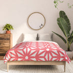 Asanoha Pattern - Coral Comforter Gallery Image 3