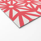 Asanoha Pattern - Coral Welcome Mat Gallery Image 2
