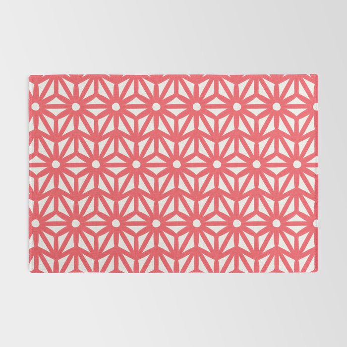 Asanoha Pattern - Coral Rug Gallery Image 2