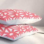 Asanoha Pattern - Coral Pillow Sham Gallery Image 3