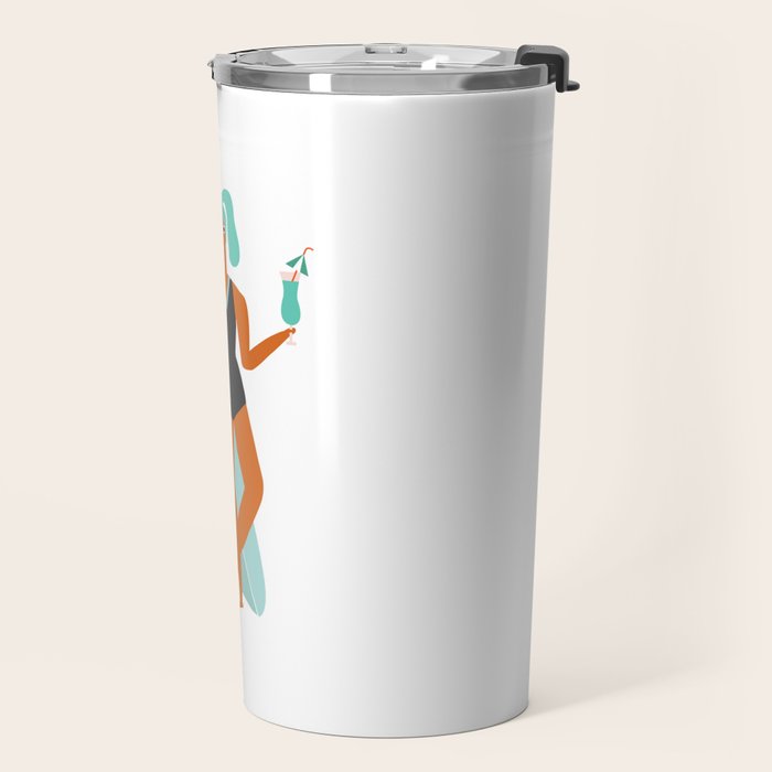 Beach girl Travel Mug Gallery Image 2