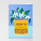 Jasmine Bouquet Florals Stationery Card Gallery Image 2