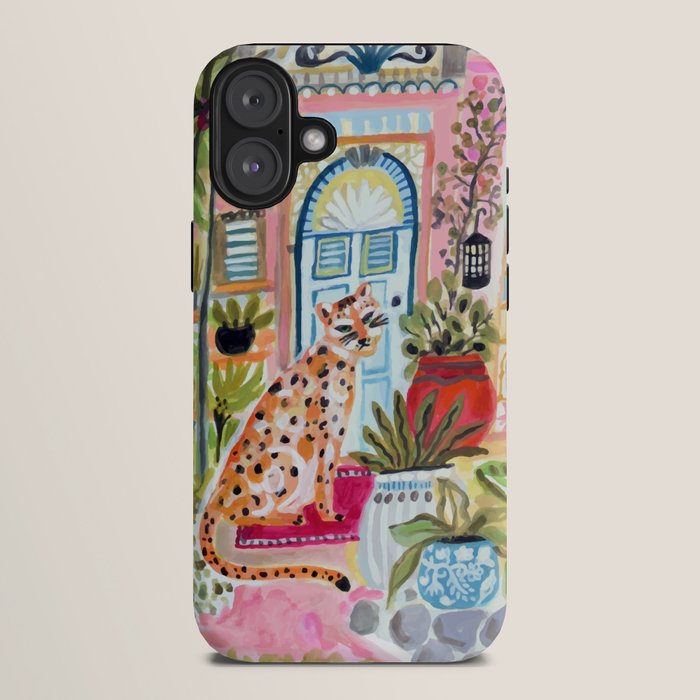 Cheetah in the City Pink iPhone Case Gallery Image 10