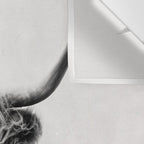 portrait of a highland cow Wall Tapestry Gallery Image 3