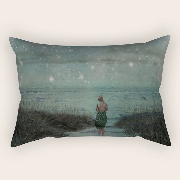Stars in the Night Sky Rectangular Pillow Gallery Image 2
