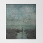 Stars in the Night Sky Throw Blanket Gallery Image 2