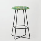 Tropical Green Stool Gallery Image 1