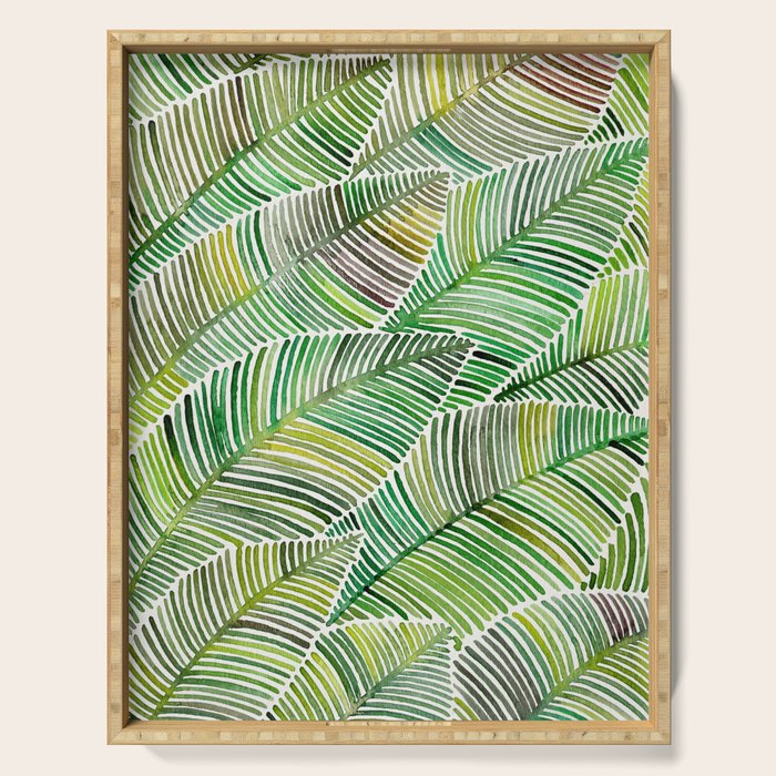 Tropical Green Serving Tray Gallery Image 1