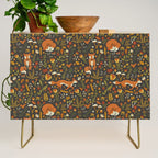 Fox in an Autumn Garden Credenza Gallery Image 1
