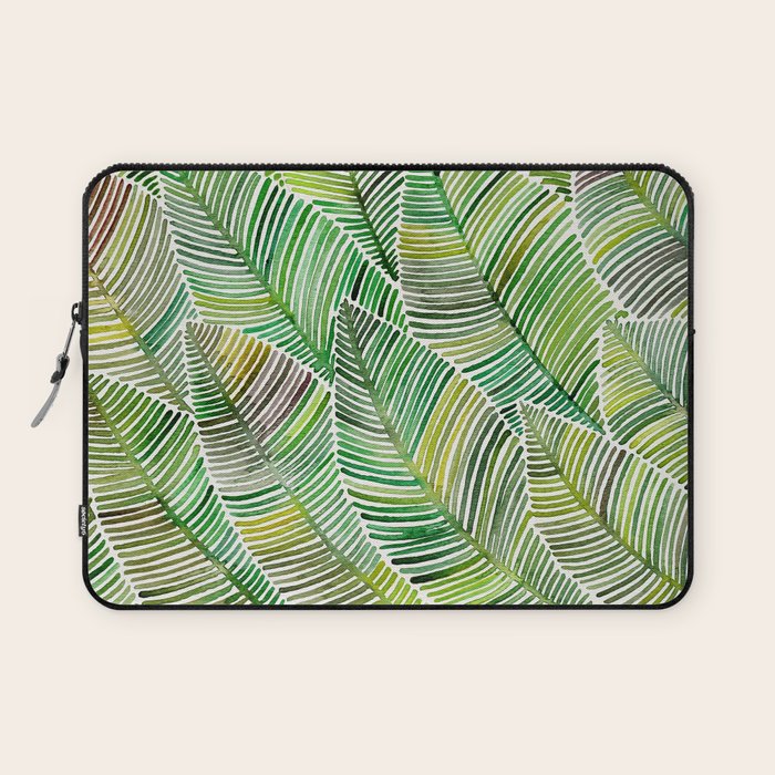 Tropical Green Laptop Sleeve Gallery Image 1