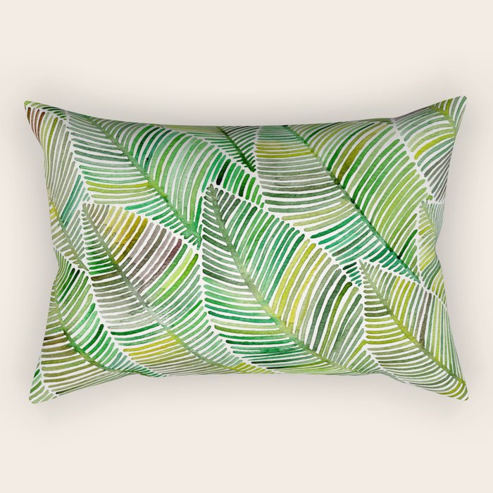 Tropical Green Rectangular Pillow Gallery Image 1