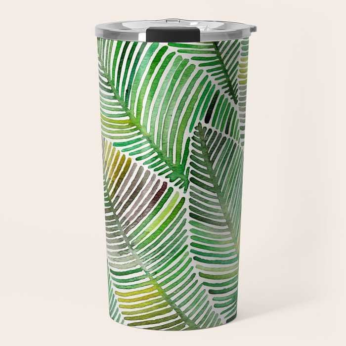 Tropical Green Travel Mug Gallery Image 1