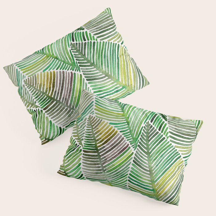 Tropical Green Pillow Sham Gallery Image 1