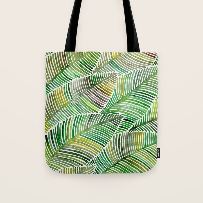 Tropical Green Tote Bag Gallery Image 1