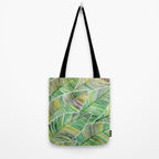 Tropical Green Tote Bag Gallery Image 2