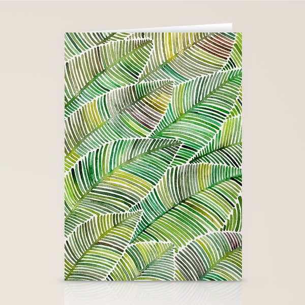 Tropical Green Stationery Card Gallery Image 1