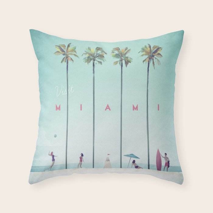 Miami Throw Pillow Gallery Image 6