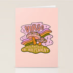 Virgo Mushroom Stationery Card Gallery Image 2
