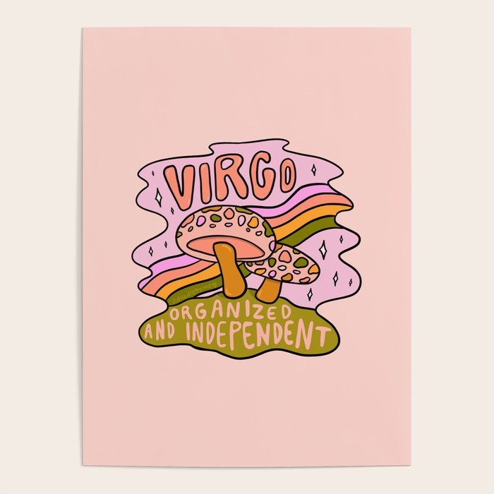 Virgo Mushroom Poster Gallery Image 4