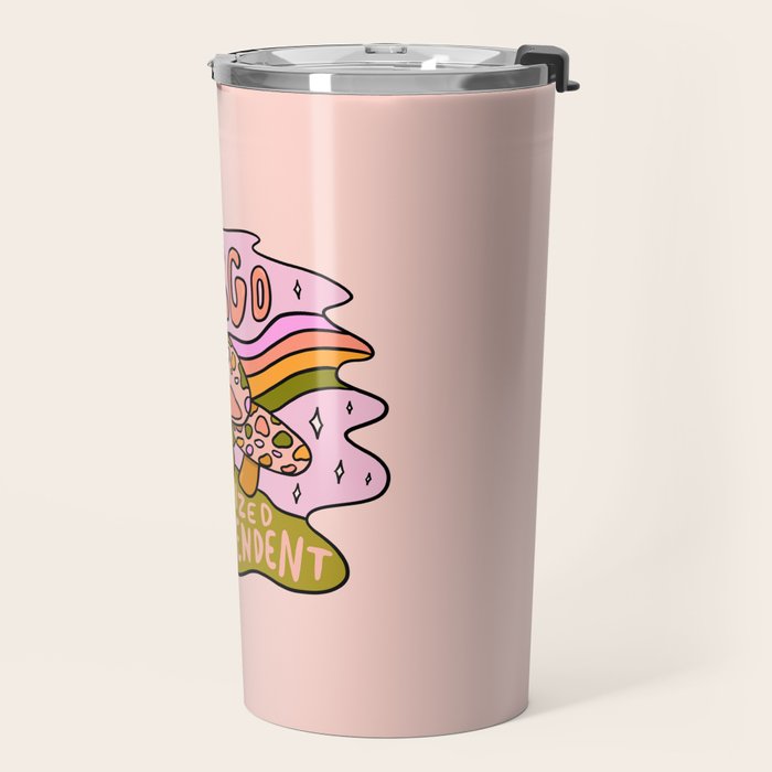 Virgo Mushroom Travel Mug Gallery Image 2