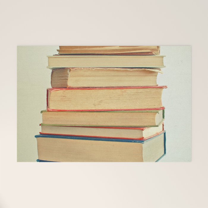Stack of Books Welcome Mat Gallery Image 1