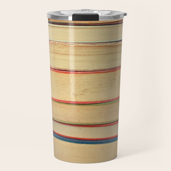 Stack of Books Travel Mug Gallery Image 1
