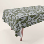 Alligator - Down In The Bayou - Grey Tablecloth Gallery Image 1