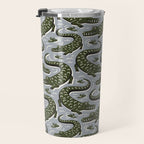 Alligator - Down In The Bayou - Grey Travel Mug Gallery Image 3
