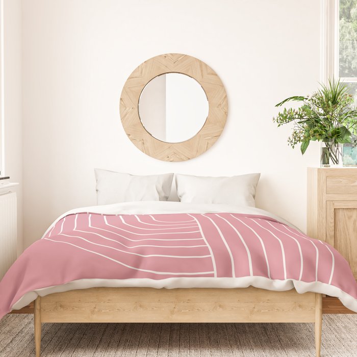 Oval Lines Abstract VI Duvet Cover Gallery Image 3