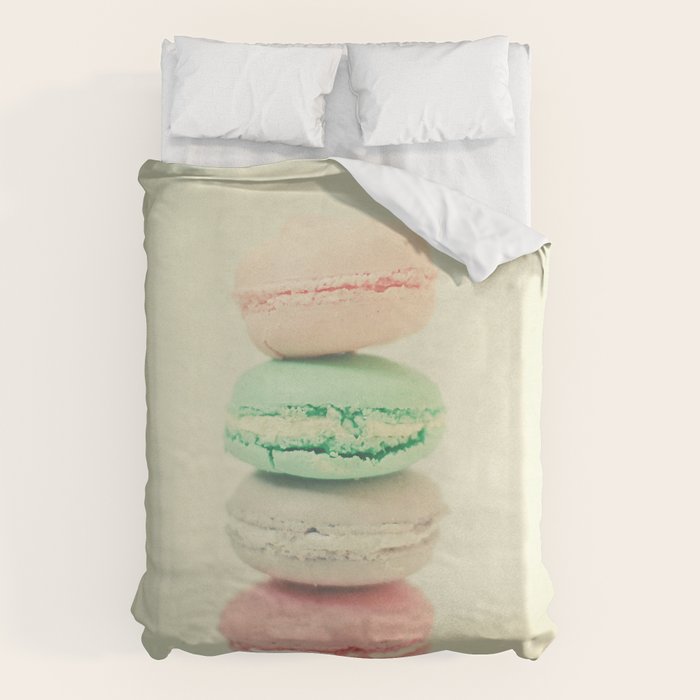 Four Macarons Duvet Cover Gallery Image 1