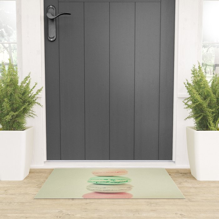 Four Macarons Welcome Mat Gallery Image 3