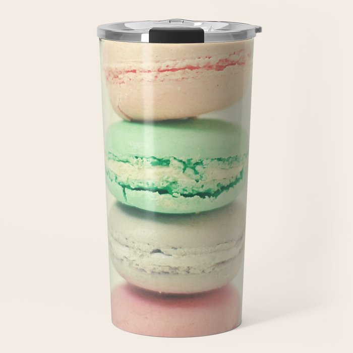 Four Macarons Travel Mug Gallery Image 1