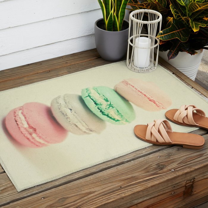Four Macarons Outdoor Rug Gallery Image 2
