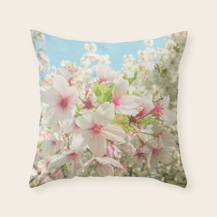 Spring Blossom Throw Pillow Gallery Image 1