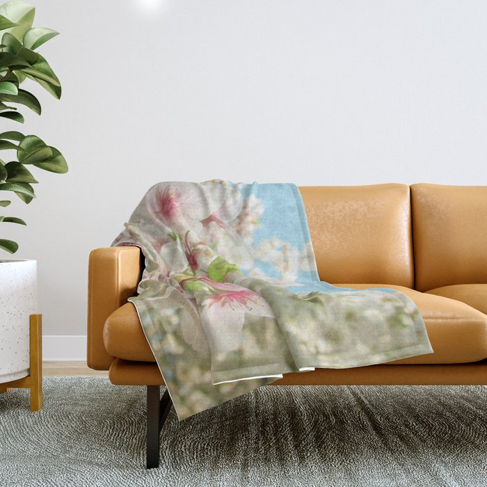Spring Blossom Throw Blanket Gallery Image 1