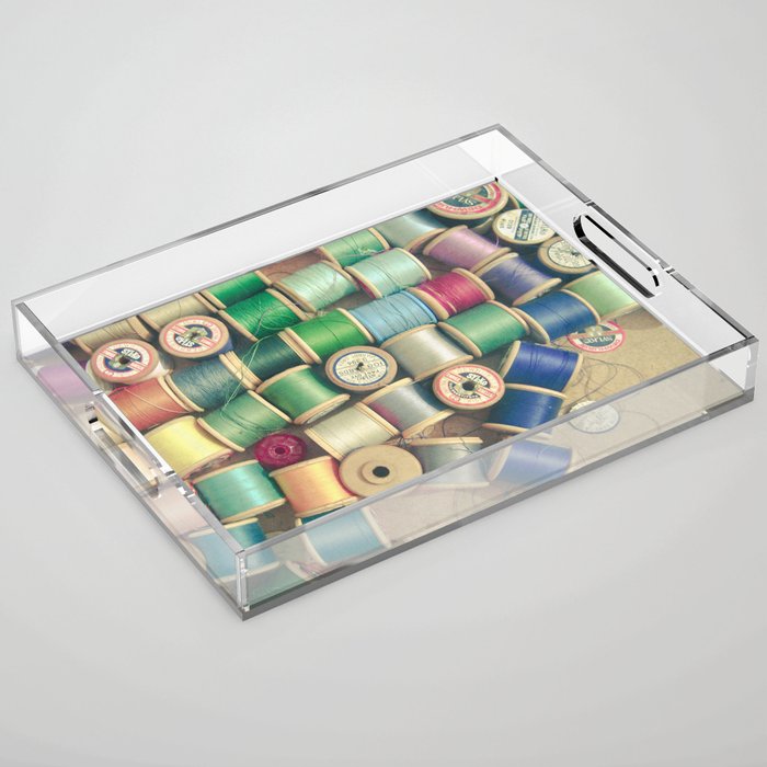Cotton Reels Acrylic Tray Gallery Image 1
