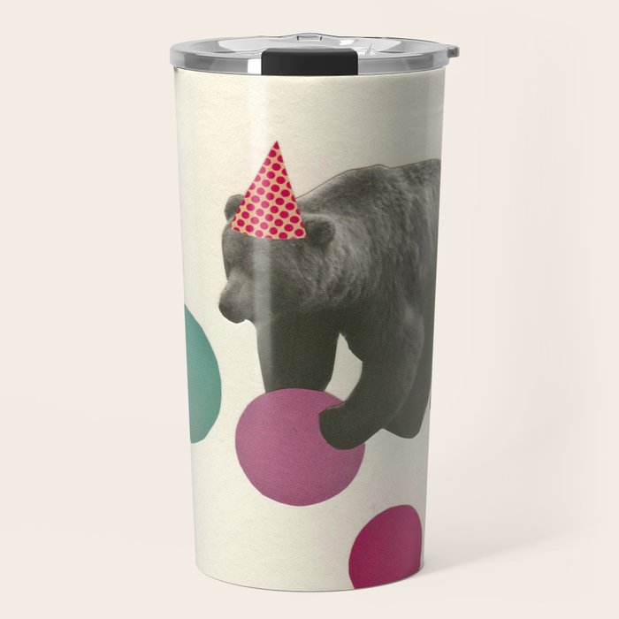 Birthday Bear Travel Mug Gallery Image 1